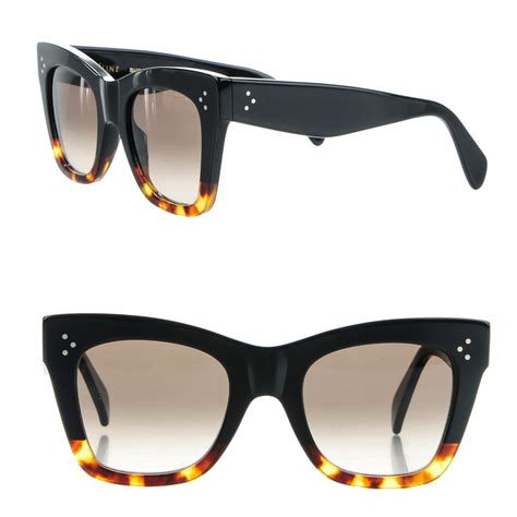 CELINE Catherine Sunglasses CL 41090/S Black Havana